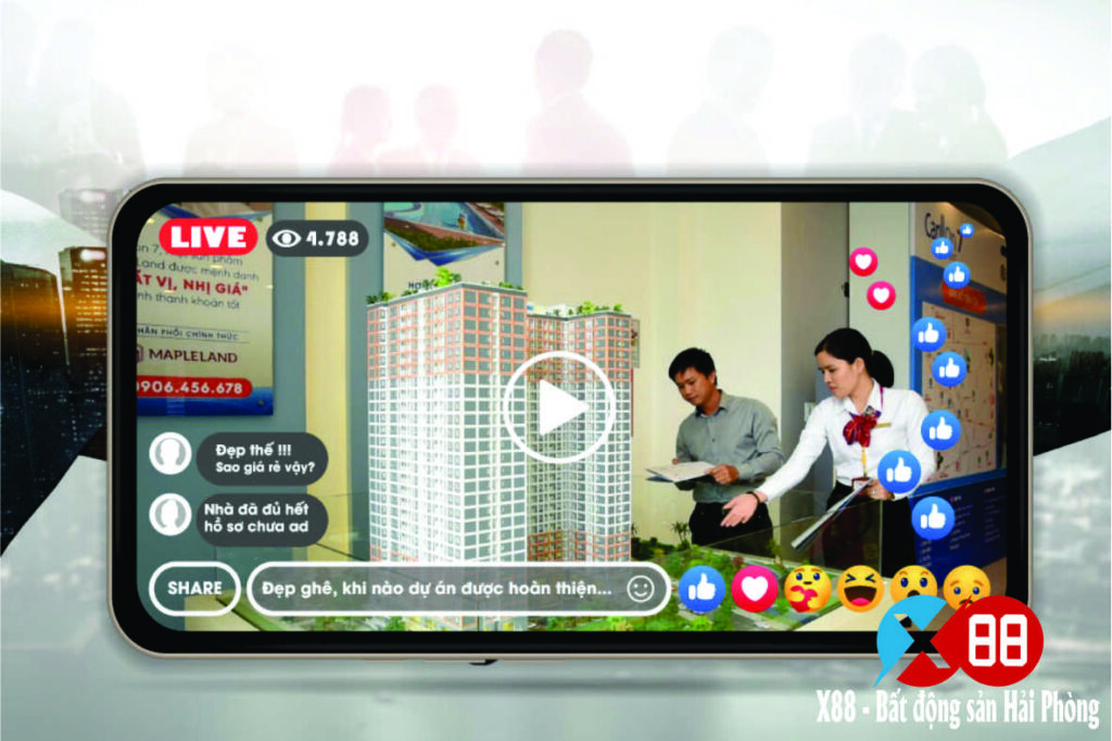 HIỆU QUẢ BẤT NGỜ KHI LIVESTREAM BÁN BĐS